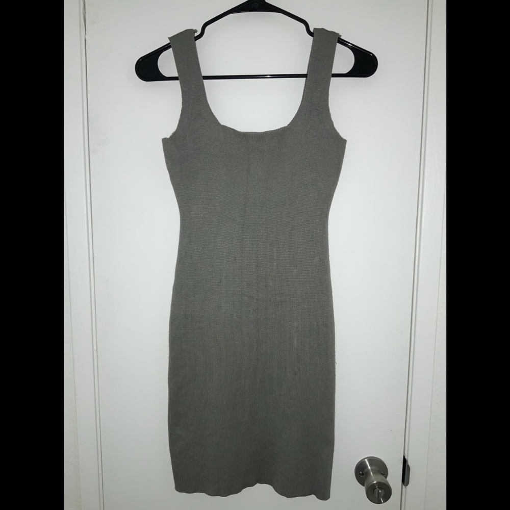 gray dress